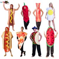 Wholesale Carnival Party Funny Food Cosplay Halloween costume Christmas Family Fancy Dress Dog Pizza Vacation Outfits Kids