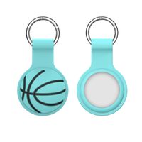 Wholesale suitable for Apple airtag silicone protective case anti dropping and water proof case to store cartoon basketball