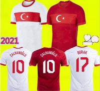 Wholesale 2021 Turkey Soccer Jersey ARDA INAN TOSUN TUFAN ERKIN MALLI TOPA CALHANOGLU OZTEKIN Custom Home Red Football Shirt Uniform