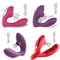 Wholesale Nxy Vibrators Sucker Clitoris Suck Vibrator Dildo for Women g Spot Stimulator Game Kitty Lick Toys Couples