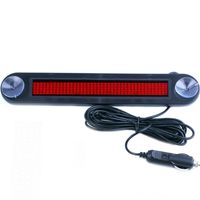 Wholesale Car Video V LED Programmable Message Sign Moving Scrolling Display Board W Remote Red