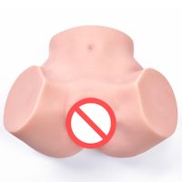 Wholesale Real Skin Male Masturbators Sex Big Ass Airplane Cup Realistic Vagina Anal Adult Toys For Men Sex mold