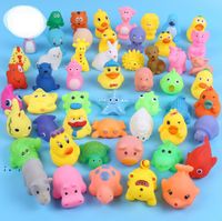 Wholesale High Quality Baby Bath toys Duck Sounds Mini Yellow Rubber Ducks Bath Children Swiming Beach For kids Gifts RRF11821