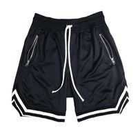 Wholesale Men s Casual Shorts Summer Running Fitness Fast drying Trend Short Pants Loose Basketball Training Pant Big Size