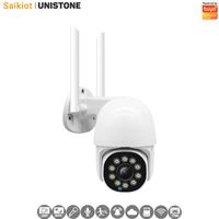 Wholesale Cameras Saikiot Tuya Smart MP WIFI Waterproof Speed Dome Dual Light With Auto Tracking Camera Powered By Unistone