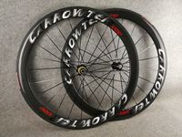 Wholesale 3D Decals c K Glossy mm CARROWTER XR50 Carbon Road Bike Wheels Front Rear Wheelset with mm Width Black Novatec A271 Hubs Speed