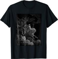 Wholesale Men s T Shirts Summer Men T shirt Gustave Dore Death On The Pale Horse Art Printing Graphic High Quality Cotton Clothing S XL