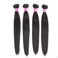 Wholesale Human Hair Bulks Fashow Inch Silky Straight Bundles Natural Weave Extensions Better Remy