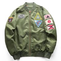 Wholesale 2021 Winter Men s Jackets Bomber Jacket Mens Flight Jacket s Pilot Air Force Male Army Green Military motorcycle Jacketss and Coats Size M XL