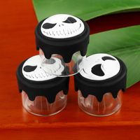 Wholesale glass dab container Mini Eminipty Bottle nonstick jar wax oil rigs tobacco containers halloween box