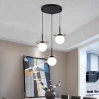 Wholesale Pendant Lamps Led Bubble Lamp E27 Glass Ball Chandelier Modern Nordic Style Dining Room Bedroom Bedside Coffee Shop Kitchen