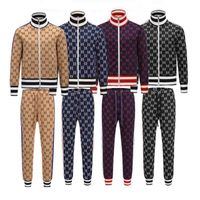Wholesale Mens Fashion New Men Tracksuit Sweat Suits Sports Suit Men Hoodies Jackets Tracksuits Jogger Suits Jacket Pants Sets M XL_zy