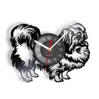 Wholesale Wall Clocks I Love Doggy Shih Tzu Decorative Clock Pug Dog Pet Puppy Animal Watch With LED Illumination Decor For Owners