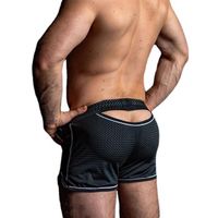 Wholesale Men s Shorts Summer Men Stylish Simplicity Sexy Mesh Fabric Male Sport Casual Clothing Fitness Beach Boxer