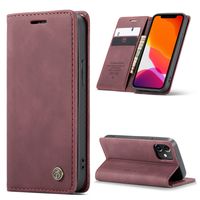 Wholesale Caseme Cell Phone Cases Magnetic Wallet Case Designed For iPhone Mini Screen Flip Case PU Leather Zipper Folio Protective Closure and Card Slots colour