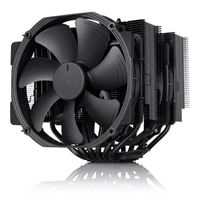 Wholesale Fans Coolings Noctua NH D15 D15S D15 Chromax black Heatpipe Dual Tower Design CPU Cooler mm PWM Cooling Fan For Intel AMD