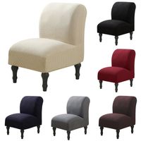 Wholesale Chair Covers Armless Slipper Cover Removable Accent Elastic Single Seat Sofa Slipcover For Living Room