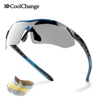 Wholesale CoolChange Professional Polarized Cycling Glasses Bike Goggles Outdoor Sports Bicycle Sunglasses With Lens Myopia Frame