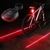 Wholesale Bike Cycling Lights Waterproof LED Lasers Modes Taillight Safety Warning Light Bicycle Rear Bycicle Tail Lamp Interior External