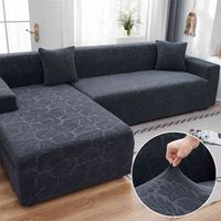 Wholesale Jacquard Stretch Sofa Covers for Living Room Elastic Slipcover Sectional Couch Cover Furniture Protector L Shape Need pc