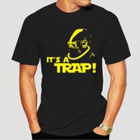 Wholesale Men s T Shirts Casual Cool Tee Shirt Limited Items Admiral Ackbar Star ITS A TRAP Wars Funny T shirt A