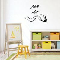 Wholesale Wall Stickers Printables Nail Sticker Vintage Hair Tanning Decal Home Decor For Beauty Room Salon Ideas Dw20383