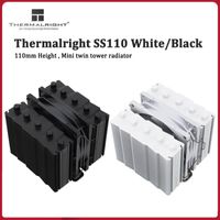 Wholesale Fans Coolings Thermalright SS110 White Black Silver Soul CPU Cooler mm Heat Pipe Twin Tower Mini Radiator Intel LGA115X AM4