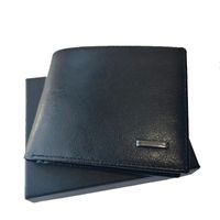 Wholesale Mens card holder Leather Wallet High Quality Coin Purse Driver s License Folding Craft Portable Handbag Cash Clip