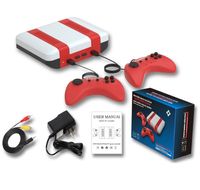Wholesale Game Controllers Joysticks Red White Mini Console Retro US EU UK Double Person Bit FC TV Built In For NES TOP quality