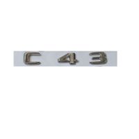 Wholesale New Chrome ABS Rear Trunk Letters Badge Badges Emblem Emblems Sticker for Mercedes Benz C Class C43 AMG