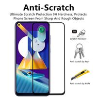 Wholesale 2pcs Full Cover Tempered Glass For Galaxy M11 M Screen Protector Inch Protective Film Cell Phone Protectors