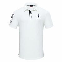 Wholesale Men s golf T shirt sports short sve shirt canvas colors novel in summer