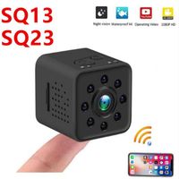 Wholesale Wsdcam FULL HD P Mini Camera WIFI SQ13 SQ23 SQ11 SQ12 Night Vision Waterproof Shell CMOS Sensor Recorder Camcorder Cameras