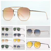 Wholesale fashion Sunglasses top quality mens sunglass womens sun glasses shades for men women UV protection glass lenses with free leather case retail packages