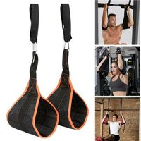 Wholesale Accessories Fitness AB Sling Straps Weight Lifting Door Rip Resistant Heavy Duty Pull Up Bar Hanging Leg Raiser Gym Home Equipment