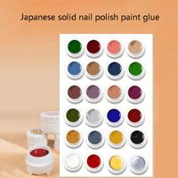Wholesale Nail Gel Color Solid Tank Polish Glue color Japanese style Painted Filling Resin Material
