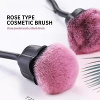 Wholesale Eyelash Curler Single Large Rose Blush Brush Make Up Brushes Gold Powder Soft Professional Cosmetics Makeup Pincel Maquiagem