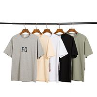 Wholesale Feel of God Brand Fog High Street Colorful Reflective Reverse Short Sleeve T shirt Men and Women s Casual Wear