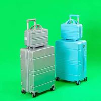 Wholesale Suitcases Fashion Rolling Luggage Set Travel Cabin Suitcase Spinner Wheels Carry On Trolley Bag Women Student Case