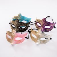 Wholesale Halloween Masquerade Ball Half Face Party Mask for Women Lady KTV Bar Decorative Masks