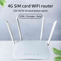 Wholesale LC117 LTE wifi router SIM card slot modem spot users RJ45 X4 wireless G CPE