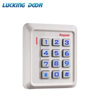 Wholesale Waterproof RFID Keypad Access Control System Device Machine MHZ Card Reader Door Lock Keyfobs Users WG261