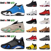 Wholesale Top Quality Jumpman s Basketball Shoes XIV Defining Moments Desert Sand Gym Blue SE Black Red Black Yellow Thunder Candy Cane Womens Mens Sneakers Trainers