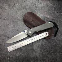 Wholesale Chris Reeve Large Sebenza Folding knife anniversary TC4 titanium alloy handle S35VN blade survival Outdoor Camping Hunting tools EDC Tactical gear knives