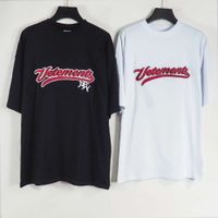 Wholesale Thick Dust T shirt Men Women High Quality Black Red Large Boards Vetements Shirts New Collection