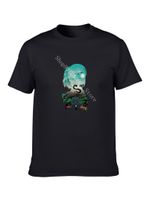 Wholesale Girl s Dream Midnight Horror Dragon Witch Print Cotton T shirt Hip Hop High Street Casual Harajuku Unisex Simple Top Men s T Shirts