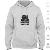 Wholesale Godfather Funny Gift Idea This Is What An Awesome Looks Like Hoodies Long Sleeve Present Men s Sweatshirts