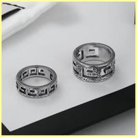 Wholesale 2021 Mens Luxurys Designer Rings Fashion G Men Ring Engagements For Womens Love Ring Designers Jewelry Silver R