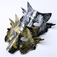 Wholesale Thick Wolf Mask Horror Costume Wolves Masks Halloween Masquerade Party Decoration Adult Children