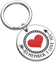 Wholesale Keychains Remember I Love You Mom Dad Keychain Couple Gifts For Him Her Husband Girlfriend Boyfriend Wife Anniversary Birthday